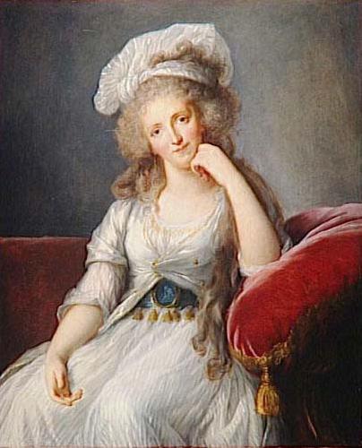 eisabeth Vige-Lebrun Portrait of Louise Marie Adelaide de Bourbon oil painting image